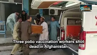 Three polio vaccination workers shot dead in Afghanistan