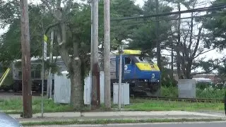 Outstanding K5LL Horn - LIRR 422 EMD DE30AC Leading Double Decker Trains Compilation