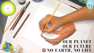 World earth day drawing | Acrylic Painting | Time lapse
