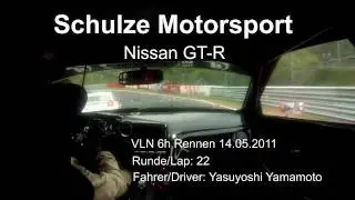 Schulze Motorsport Nissan GT-R Nordschleife VLN 14.05.2011 Runde 22 HD