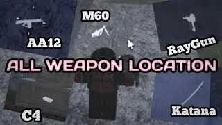 HOW TO FIND ALL WEAPONS  // Defend Base From Zombies [ROBLOX]