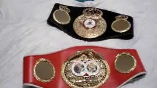 WBC,WBA,IBF WORLD TITLE BOXING BELTS
