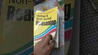 Reasoning Book (upsc&Wbcs&ssc etc)DR.RS. Aggarwal। Best Book for verbal & non-verbal