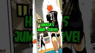 Прыжковая подача Хинаты 🤯 #hinatashoyo #jumpserve #haikyuu
