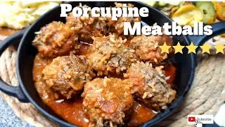 MY GRANDMA'S OLD FASHIONED PORCUPINE MEATBALL RECIPE || QUICK & EASY || BUDGET FRIENDLY