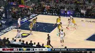 Isaiah Jackson sends the shot away
