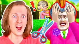 SCARY TEACHER 3D : NOUVEAUX PRANKS JE COUPE LES CHEVEUX DE LA PROF PSYCHOPATHE ! Délires de Max