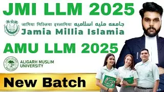 JMI & AMU LLM 2025 Preparation|JMI & AMU LLM online coaching|JMI llm syllabus|AMU llm syllabus|llm