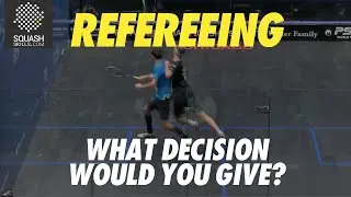 Squash Refereeing: Simon R&ouml;sner v Borja Gol&aacute;n - No let