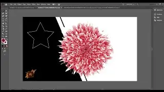 How to Create Beautiful Floral Vector in Illustrator using Blend tool.