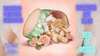 Ep 365: Diamond Painting Unboxing- Bed of Roses #diamondpainting #diamondartclub #unboxing #diy