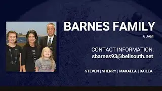 Missionary Update Call | Steven Barns | Missionary to Guam