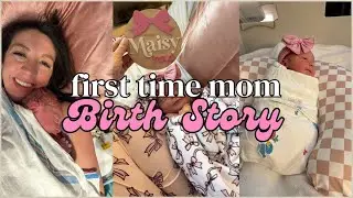 My Positive Birth Story First Time Mom Hospital Birth