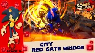 Sonic Forces [PC] - City: Red Gate Bridge (Stage 19) - Walkthrough