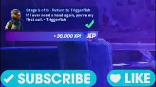 Return to Triggerfish - Fortnite Triggerfish Quest