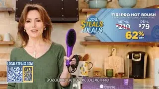 МЕСТНЫЕ АКЦИИ И ПРЕДЛОЖЕНИЯ - Tiri Pro | Цифровая система сглаживания волос с помощью горячей щётки и инфракрасной технологии