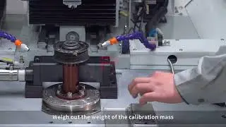 A1LZ1 Pulley Automatic Balancing Machine  Step 3 Calibration