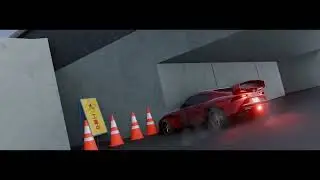 Highway Car chase scene / 高速道路カーチェイスシーン　Blender 3DCG Animation.