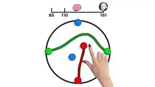 Colour connect Ball with Line's | Puzzle game draw 