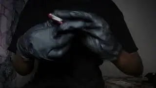 ASMR HAIRSTYLIST DOES YOUR HAIR WITH GLOVES AND SCISSORS 