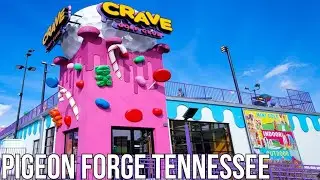 Обзор и прохождение мини-гольфа в гольф-клубе Crave Golf Club Pigeon Forge, Tennessee Yankee in the South