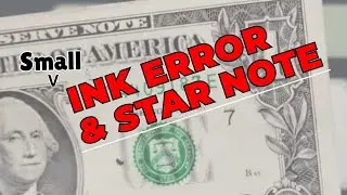 Light ink smear! Bill Search for Valuable Banknote Errors Worth Money