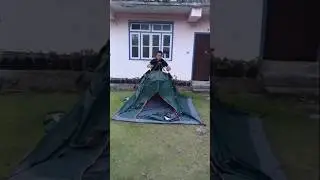 Automatic# camping tent  set-up  and Take down# shorts viral video #camping #tent