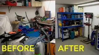 WORKSHOP clean up and Remodel - Part 1
