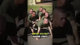 USMC : Cadence Push - Ups. #usmc #marines #marinecorps #usmarines #semperfi #bootcamp #army #shorts