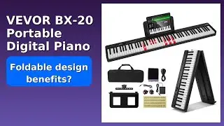 REVIEW (2026): VEVOR BX-20 Portable Digital Piano. Features.