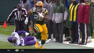AJ Dillon 2020-21 Rookie Season Packers Highlights