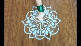 Simple daily rangoli ❤️ subscribe for more videos @vishrangoli #daily rangoli#rangolidesigns#