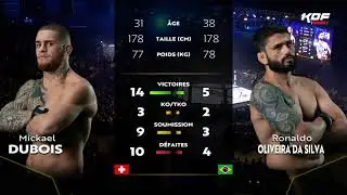 Mickael Dubois vs Ronaldo Oliveira | MMA | KOF10