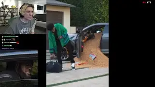 xQc Reacts to LeGOAT James Pranking his Rookie Teammate Bronny James