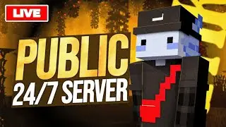 MINECRAFT LIVE    PUBLIC SMP 24/7 ! JAVA & BEDROCK / POCKET EDITION #minecraft