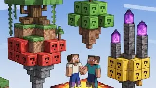 🔥 Lucky Block Skyblock Adventure! But We Can&rsquo;t Activate the End Portal 😭