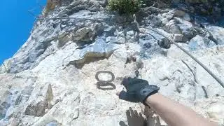 La via ferrata de la grotte à Carret - Parcours  ED+ # Montagne # Go Pro 7 # Mavic air 2