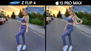 Samsung Galaxy Z Flip 4 vs iPhone 13 Pro Max Camera Test