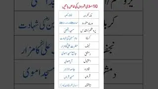 🕌 Top 10 Famous Islamic Cities and Their Unique Significance