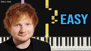 Ed Sheeran - Overpass Graffiti | EASY Piano Tutorial by Pianella Piano