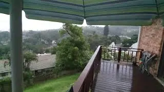 Rain cant stop a braai! LOVE Amanzimtoti rain weather calls for Umbrella! PERFECT!