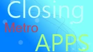 How to Close a Metro Style App