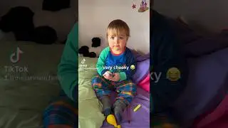 Cheeky baby boy #cheeky #funnybabyvideo #funnybaby #babyreaction #funnyclips #trynottolaugh #cute