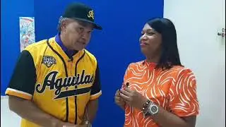 Entrevista con Alberto Castillo, en la rueda de prensa &Aacute;GUILAS CIBAE&Ntilde;AS 