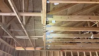 Trusses not seated in hanger brackets properly. #homeinspection #framing #engineering
