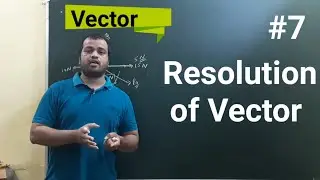 Vector Analysis | #7 | Resolution of Vector | class 11 | Components of Vector | Nucleus Shailesh