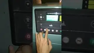 Cara menyalakan Genset Perkins Manual Modul Deep Sea DSE 7320