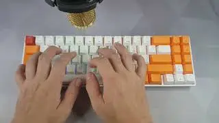 Daxa M71 Pro Gateron Blue Spring Lubed with 105 and Deskeys film and mod stabilizer