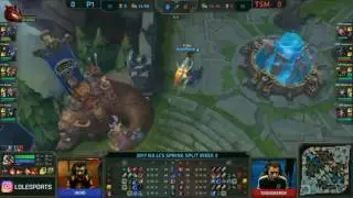 League Of Legends &mdash; Phoenix1 vs Team SoloMid  NA LCS Spring 2017 Game 1