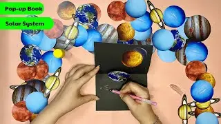Pop-Up Solar System BOOK | How to make Pop-Up Planets BOOK | 8 Planets Order Craft | Toy Game